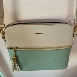 Crossbody Bag For Women Pink And Gray Fashionable And Chic